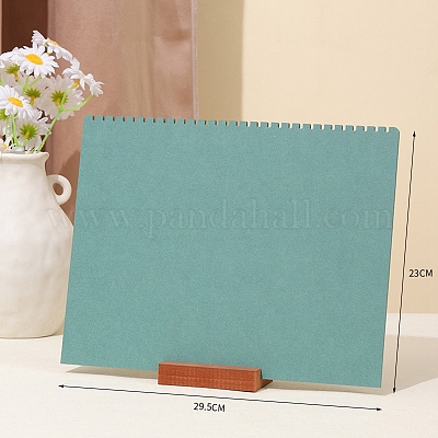 29-слотовая бархатная наклонная стойка для хранения ювелирных изделий и ожерелий PW-WG4BC61-02-1