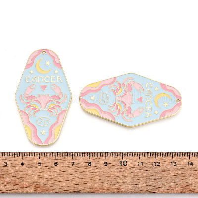 Подвески из сплава с покрытием стойки и эмали ENAM-T021-29J-1