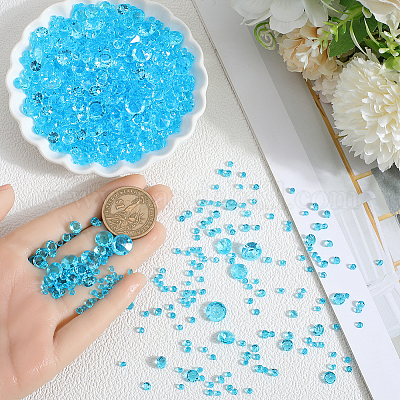 6300 шт. акриловые стразы с заостренной задней частью кабошоны GACR-SP0001-03C-1