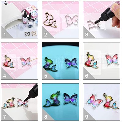 Латунные соединительные колечки KK-PH0035-51-1