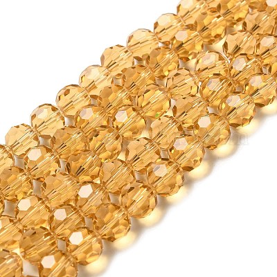 Прозрачные стеклянные бусины EGLA-A035-T10mm-D17-1