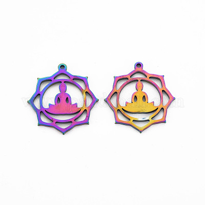 Подвески из нержавеющей стали чакра 201 STAS-S119-153M-1