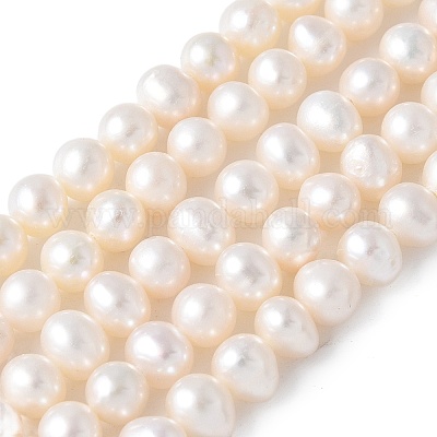 Нити из натурального культивированного пресноводного жемчуга PEAR-I007-07Q-06C-1