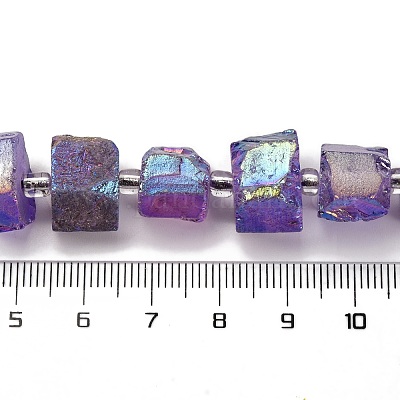 Гальванические природный кварц бисер пряди G-G767-02-22-1