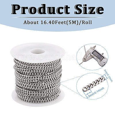 Кубинские звеньевые цепи из нержавеющей стали 304 FIND-YS0001-20-1