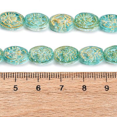 Прозрачные стеклянные бусины&nbsp;GLAA-F114-05C-1