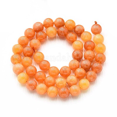 Природного кварца нитей бисера G-N355-8mm-44-1