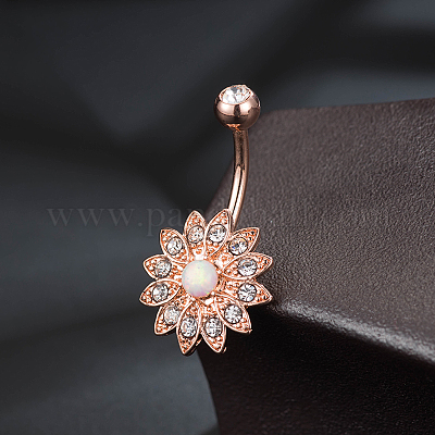 Латунные украшения для пирсинга AJEW-EE0006-79RG-1