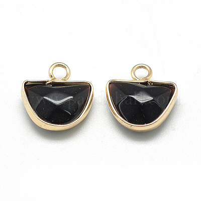 Натуральные белые нефритовые полукруглые подвески G-Q965-01-1