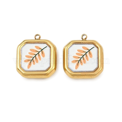 Подвески из нержавеющей стали 304 с печатью STAS-P419-07G-01-1