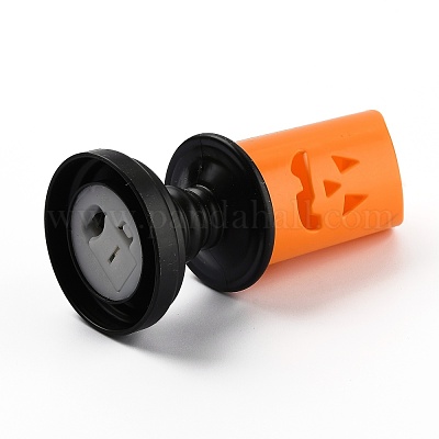 Хэллоуин смола светодиодный свет черепа AJEW-Z004-04A-1