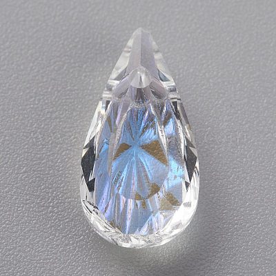 Подвески из тисненого стекла со стразами GLAA-J101-06A-001MO-1