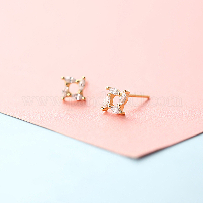 Серьги-гвоздики из циркония FS-WGE47D1-08-1