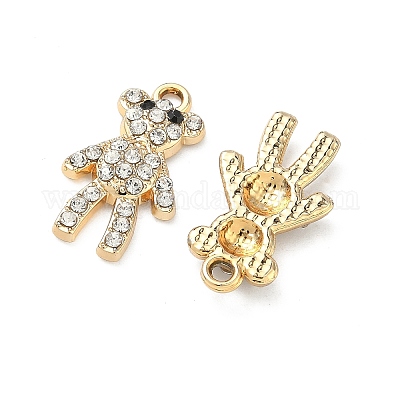 Подвески из сплава и страза&nbsp;ALRI-D303-09G-1