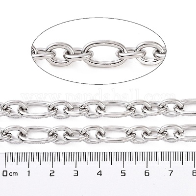 Цепи Figaro из нержавеющей стали 304 CHS-E009-02P-1