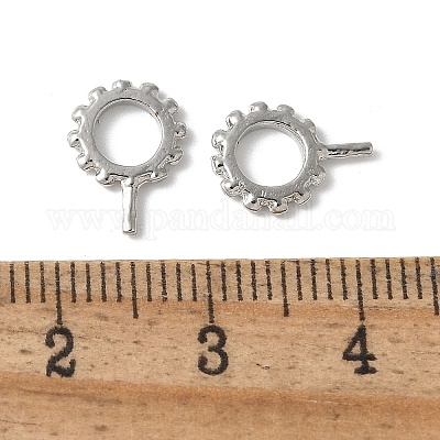 Латунный микро-паве кубический цирконий KK-D324-24P-1