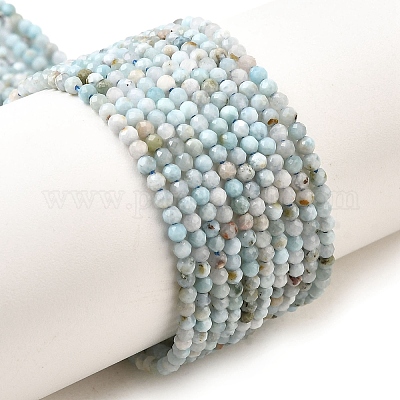 Природные ларимар бисер нитей G-G259-D13-2mm-1