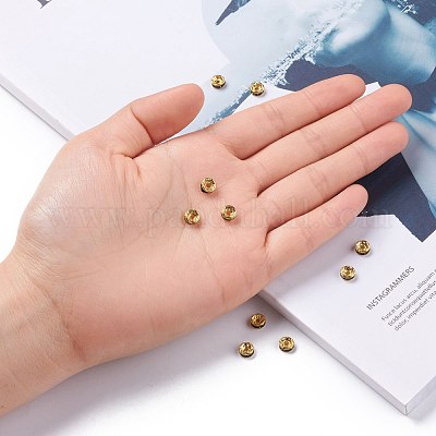 Латунь марки А горный хрусталь Spacer бисер&nbsp;RSB036NF-04G-1