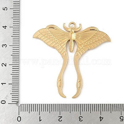 Подвески в виде моли из нержавеющей стали 304 STAS-S186-08B-G-1