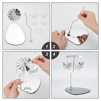 430 и 201 вращающийся подсвечник для чайной свечи из нержавеющей стали DJEW-WH0039-21P-1