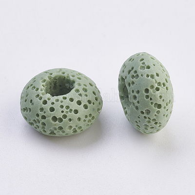 Европейские бусины из натуральной лавы G-E477-A05-1