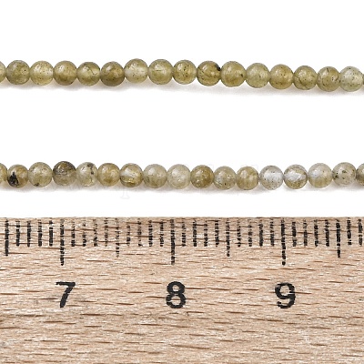 Природные лабрадорита бисер нитей G-Z116-A04-2mm-1