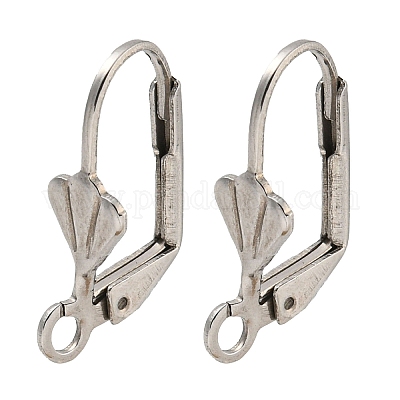 Фурнитура для сережек-гвоздиков из нержавеющей стали марки 304 STAS-P360-02A-P-1