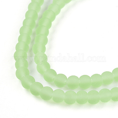 Прозрачные стеклянные бусины GLAA-T032-T4mm-MD17-1