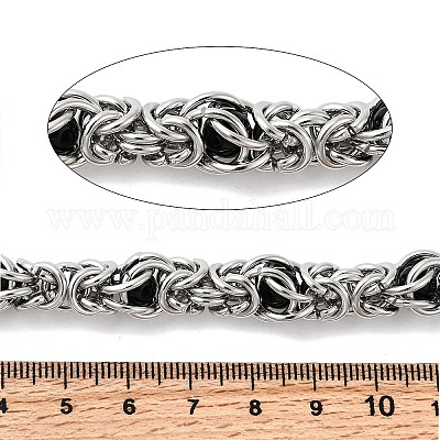 Цепи византийского типа из нержавеющей стали 304 CHS-K024-06P-01-1