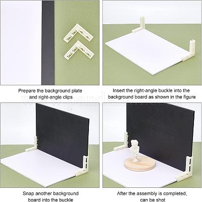 Пластиковая угловая вертикальная пряжка AJEW-WH0252-45-1