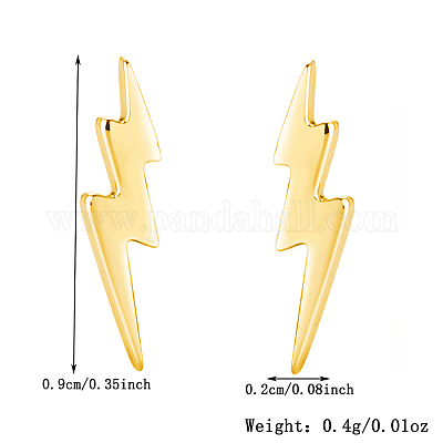Серьги-гвоздики с молниями из стерлингового серебра s925 с цирконом OB5526-3-1
