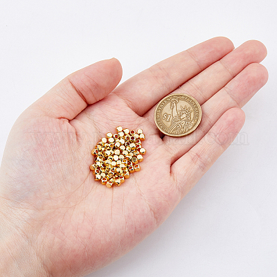 100 шт. Латунные бусины KK-HS0015-26-1