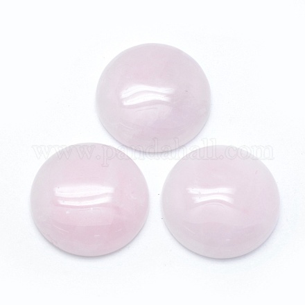 Природного розового кварца кабошонов G-E492-A-11-1