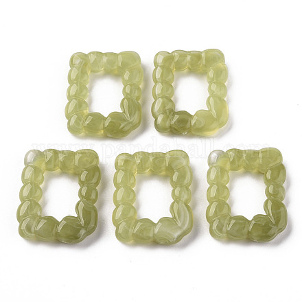 Прозрачные смоляные подвески CRES-S360-05-B02-1