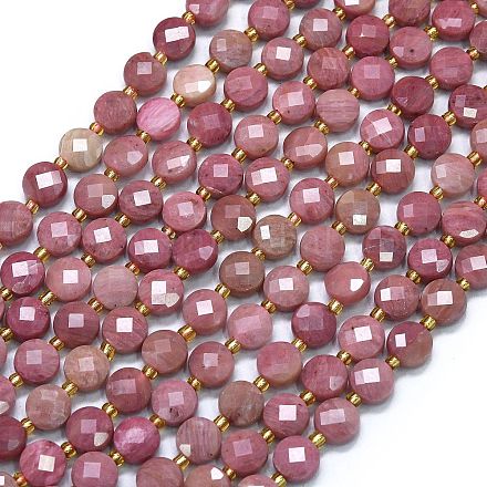 Природные родонит бисер нитей G-K389-B34-01-1