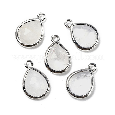 Ограненные подвески из натуральных кристаллов кварца G-U019-05P-03-1