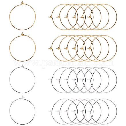 Латунь бокал очарование кольца серьги обруча KK-PH0028-01M-1