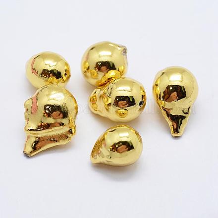 Натуральный жемчуг в стиле барокко PEAR-F006-93G-1