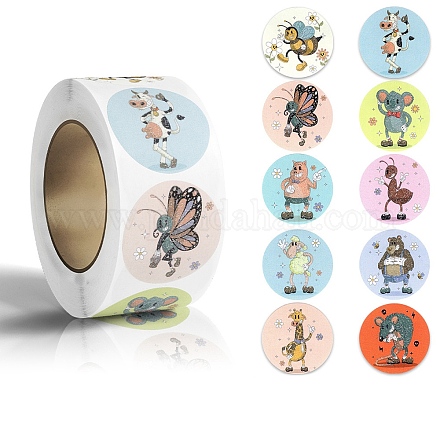 Самоклеящиеся бумажные наклейки с картинками STIC-A001-01A-1