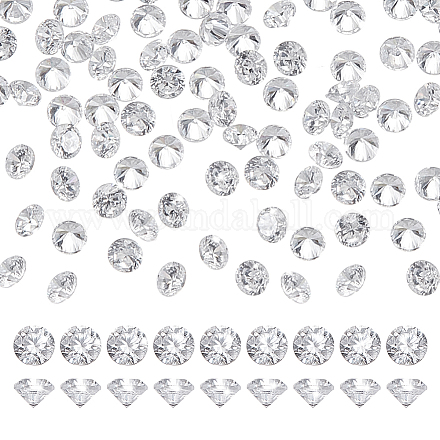 Кабошоны кубического циркония 2000шт. ZIRC-PH0001-29-1