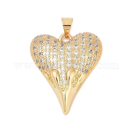 Латунные микро проложить кубического циркония подвески KK-A241-14B-G-1