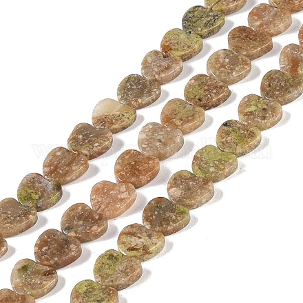 Природные Unakite бисер нитей G-K362-H01-01-1