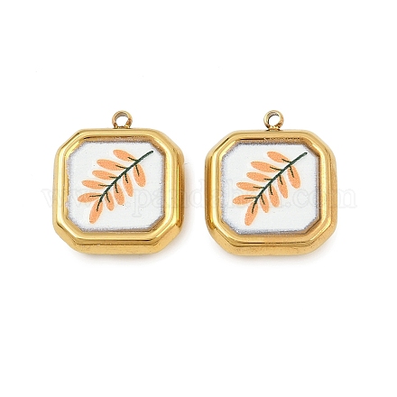 Подвески из нержавеющей стали 304 с печатью STAS-P419-07G-01-1