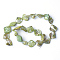 Natural Sea Shell Beads, Irregular, Dyed, 14~23x18~20mm, Hole: 1mm, 22pcs/strand, 16 inch/strand