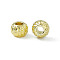 Rack Plating Alloy Spacer Beads, Rondelle, Light Gold, 4x3mm, Hole: 1.5mm