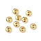 Brass Beads, Rondelle, Rack Plating, Cadmium Free & Lead Free, Real 18K Gold Plated, 5x2mm, Hole: 1.5mm