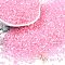 Imitation Cat Eyes Glass Seed Beads, Dyed, Cylinder, Pearl Pink, 1.6x1.3mm, Hole: 0.8mm, about 1333pcs/10g