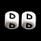 20Pcs White Cube Letter Silicone Beads 12x12x12mm Square Dice Alphabet Beads with 2mm Hole Spacer Loose Letter Beads for Bracelet Necklace Jewelry Making, Letter.D, 12mm, Hole: 2mm