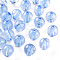 Transparent Acrylic Beads, Round, Cornflower Blue, 12x11mm, Hole: 2.5mm, about 566pcs/500g