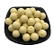 Silicone Beads, Round, Light Goldenrod Yellow, 15mm, Hole: 2mm
